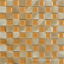 Spanish Style Hotel Lobby Beveled Edge Aluminum Mosaic Tiles